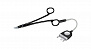 Биполярные ножницы BiClamp 190 C, MF-2, изогнутый 23°, гладкий, длина 190 мм